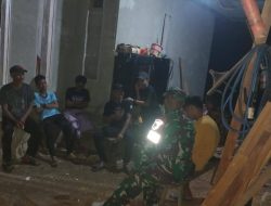 Babinsa Kodim 1407/Bone Intensifkan Patroli Malam, Wujudkan Lingkungan Aman Dan Tertib