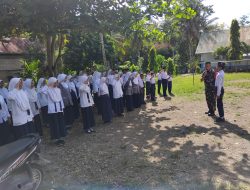 Babinsa Koramil 1407-06/Awangpone Ajarkan Latihan Dasar PBB Kepada Siswa MTs Componge
