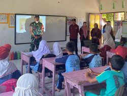 Babinsa Koramil 1407-18/Kajuara Berikan Materi Wawasan Kebangsaan Di SDN 286 Mallahae