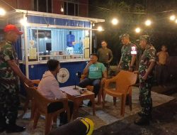 Babinsa Jajaran Kodim 1407/Bone Laksanakan Patroli Malam Di Wilayah Masing-Masing Demi Wujudkan Keamanan Yang Signifikan