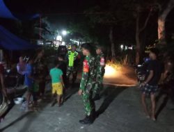 Babinsa Kodim 1407/Bone Lakukan Patroli Malam Secara Konsisten Cegah Ancaman Keamanan Di Wilayah