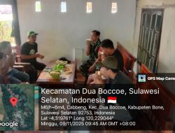Demi Menjalin Hubungan Baik, Babinsa Koramil 1407-02/Dua Boccoe Melaksanakan Komsos Dengan Warga Binaan