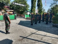 Disiplin Tanpa Batas! Babinsa Koramil 1407-02/Dua Boccoe Gelar Apel Pengecekan Sebelum Masuk Desa