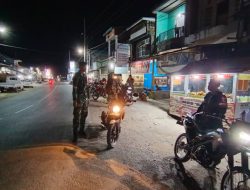Kodim 1407/Bone Terus Berkomitmen Jaga Keamanan Melalui Patroli Malam Terpadu