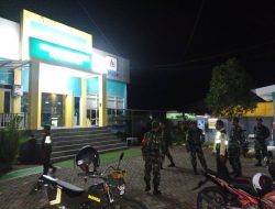 Patroli Malam Berlanjut, Kodim 1407/Bone Pastikan Area Vital Kab. Bone Kondusif