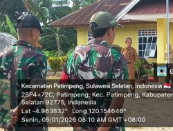 Tingkatkan Kerjasama Lintas Sektoral, Koramil 1407-19/Kahu Ikuti Apel Bersama Muspika Patimpeng