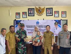 Dukung Program Nasional, Babinsa Koramil 1407-21/Palakka Hadiri Sosialisasi Pencegahan Stunting