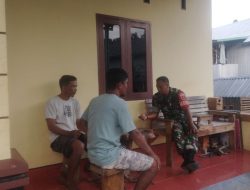 Dengar Aspirasi Masyarakat, Babinsa Koramil 1407-02/Dua Boccoe Komsos Santai Di Desa Matajang