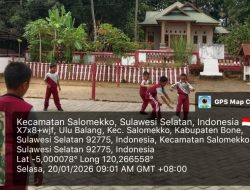 Menanamkan Semangat Dan Sehat Sejak Dini, Babinsa Koramil 1407-17/Salomekko Olahraga Bersama Siswa SDN 255/Ulubalang
