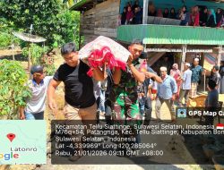 Babinsa Koramil 1407-04/Tellu Siattinge Melaksanakan Takziah Di Desa Patangnga Sebagai Bentuk Belasungkawa