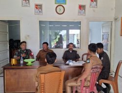 Tingkatkan Koordinasi, Babinsa Koramil 1407-16/Tonra Jalin Komunikasi Erat Dengan Pemdes Gareccing