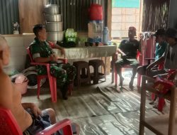 Babinsa Koramil 1407-05/Ulaweng Intensifkan Komsos Guna Pantau Perkembangan Desa Binaan
