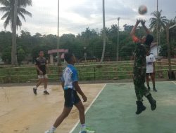 Bangun Generasi Sehat, Babinsa Koramil 1407-05/Ulaweng Kobarkan Semangat Olahraga Di Desa Teamusu