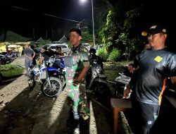 Hadirkan Rasa Aman Di Jantung Desa, Personel Babinsa Kodim 1407/Bone Intensifkan Patroli Malam Serentak