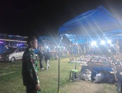 Malam Tetap Kondusif, Aksi Sigap Babinsa Kodim 1407/Bone Jaga Ketertiban Masyarakat