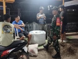 Bone Aman Dan Nyaman! Babinsa Kodim 1407/Bone Intensifkan Patroli Wilayah