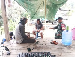 Bincang Hangat Anggota Koramil 1407-08/Lamuru Dan Warga : Bukti TNI Selalu Ada Untuk Rakyat