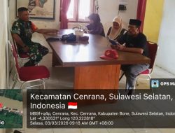 Babinsa Koramil 1407-03/Cenrana Kodim Bone Aktif Jalin Komunikasi Sosial Di Kelurahan Ujungtanah