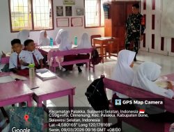 Tumbuhkan Jiwa Patriotisme, Babinsa Koramil 1407-21/Palakka Bekali Siswa SD Inpres 12/79 Wawasan Kebangsaan