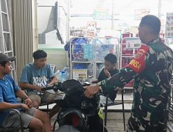 Stabilitas Wilayah Harga Mati, Babinsa Jajaran Kodim 1407/Bone Perketat Pengawasan Malam