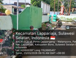 Babinsa Koramil 09/Lapri Melaksanakan Pembenahan Pangkalan Demi Menjaga Kebersihan Kantor