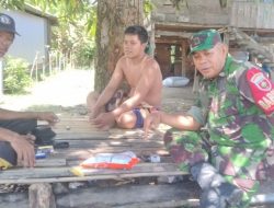 Tingkatkan Keamanan Dan Ketertiban, Babinsa Koramil 1407-02/Dua Boccoe Kodim Bone Gelar Komsos Rutin