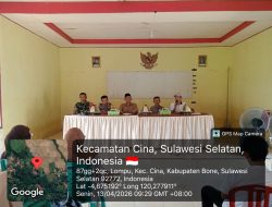 Pastikan Program Tepat Sasaran, Babinsa Koramil 12/Cina Ikuti Evaluasi Kerja Pemerintah Desa Lompu