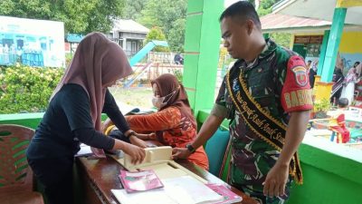 Wujudkan Balita Sehat, Aksi Nyata Babinsa Koramil 1407-13/Sibulue Sukseskan Posyandu Di Pattiro Bajo