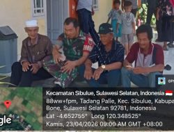 Perkuat Sinergi Lintas Sektoral, Babinsa Koramil 1407-13/Sibulue Gelar Komsos Di Kantor Desa Tadang Palie