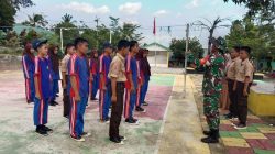 Babinsa Koramil 1407-09/Lapri Laksanakan Pembinaan PBB Kepada Siswa-Siswi MTs 3 Bone