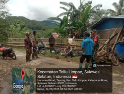 Bentengi Desa dari Gangguan Kamtibmas, Babinsa Koramil 1407-08/Lamuru Intensifkan Komsos