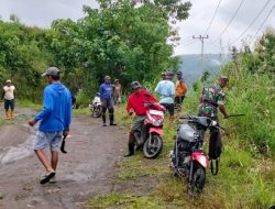 Keren! Babinsa Koramil 1407-20/Bontocani Dan Warga Bontocani Kompak Sulap Jalan Kampung Jadi Bersih Dan Rapi