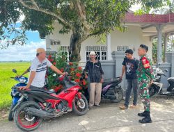 Sambangi Dusun 1 Desa Uloe, Babinsa Koramil 1407-02/Dua Boccoe Pererat Silaturahmi Tanpa Jarak