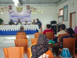 Babinsa Kodim 1407/Bone Koramil 15/Mare Hadiri Musdes Pembahasan Rancangan Peraturan Desa Mario