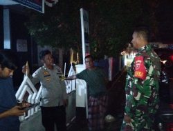 Pastikan Wilayah Aman Dan Kondusif, Babinsa Koramil 1407-07/Tanete Riattang Gelar Patroli Malam Di Kelurahan Biru