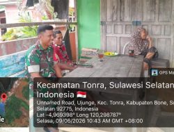 Pererat Tali Silaturahmi, Babinsa Koramil 1407-16/Tonra Sambangi Warga Binaan Di Desa Ujunge
