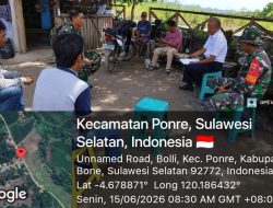 Rembuk Tani Di Dusun Ciro, Babinsa Koramil 1407-10/Ponre Jalin Komunikasi Hangat Bersama Warga Binaan