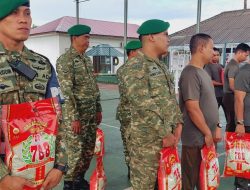 Loyalitas Tanpa Batas Ke Anggota, Dandim Letkol Inf Laode Muhammad Idrus Kembali Gelontorkan Ratusan Kilo Beras