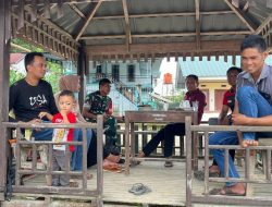 Sambangi Desa Mattampa Walie, Babinsa Koramil 1407-08/Lamuru Serap Informasi Dan Jaga Kamtibmas Warga