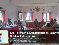Babinsa Koramil 1407-19/Kahu Kawal Mediasi Sengketa Lahan Di Desa Talabangi