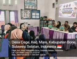 Babinsa Koramil 15/Mare Kodim 1407/Bone Hadiri Penyaluran Perlengkapan Sekolah Dari Dana Desa bagi Siswa TK Di Desa Cege