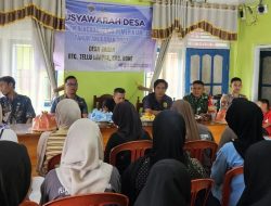 Sinergi Bangun Desa, Babinsa Koramil 1407-08/Lamuru Hadiri Musrenbang Penyusunan RKPDes Ta. 2027 Di Desa Sadar