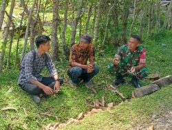 Babinsa Koramil 1407-15/Mare Sampaikan Himbauan Kepada Warga, Perkuat Komunikasi Dan Kemanunggalan TNI-Rakyat