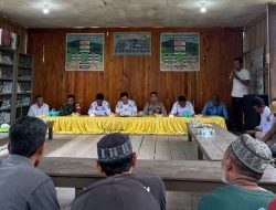 Babinsa Koramil 1407-02/Dua Boccoe Kodim Bone Hadiri Rapat Persiapan Tudang Sipulung Di Desa Cabbeng