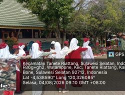 Babinsa Koramil 1407-07/Tanete Riattang Bentuk Karakter Pelajar Lewat Latihan Baris Berbaris