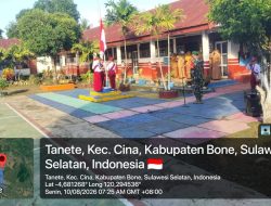 Babinsa Koramil 1407-12/Cina Jadi Pembina Upacara di SMA Negeri 18 Cina