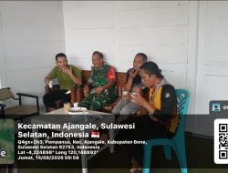 Babinsa Koramil Ajangale Kodim 1407/Bone Tingkatkan Komsos, Wujudkan Sinergitas Dengan Pemerintah Kecamatan