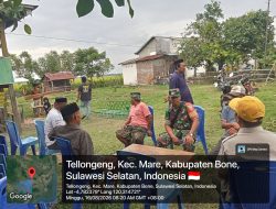 Perkuat Kamtibmas, Babinsa Mare Ajak Tokoh Masyarakat Jaga Kondusivitas Desa