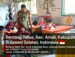 Babinsa Koramil 05/Ulaweng Kodim 1407/Bone Jalin Silaturahmi dengan Masyarakat Desa Benteng Tellue