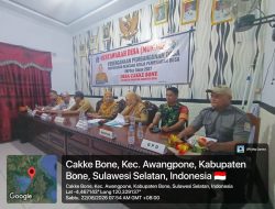 Babinsa Kodim Bone Koramil 1407-06/Awangpone Hadiri Rapat RKPDes, Dukung Perencanaan Pembangunan Desa